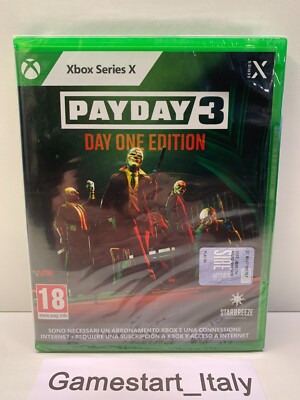 PAYDAY 3 DAY ONE EDITION - XBOX SERIES X - NEW SEALED PAL VERSION