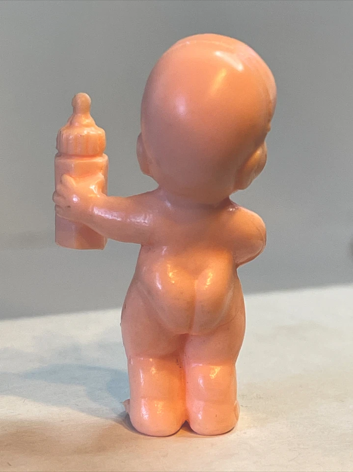 El Greco Gemellini Babies #13 Sticking Tongue Out Holding Bottle Signed Vtg - Image 2 of 4