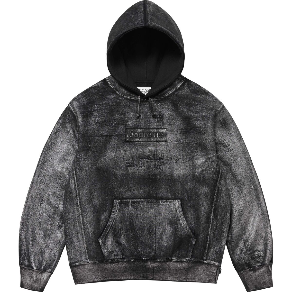 Supreme x MM6 Maison Margiela Foil Box Logo Hoodie (SS24SW33 Supreme x MM6 Maison Margiela Foil Box Logo Hoodie (SS24SW33