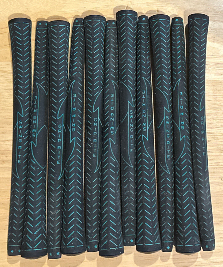 11 New Old Stock Green Golf Pride Victory Grip Rite Swing Rite Golf