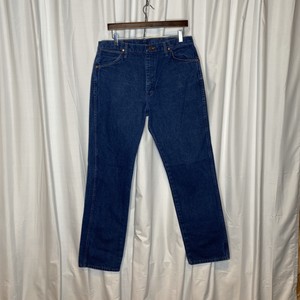 Para Hombre Wrangler Jeans Denim Lavado Oscuro 34 X 34 Usado! en Excelente  Condición! Corte Clásico, pierna recta | eBay