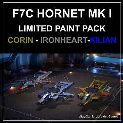 STAR CITIZEN PAINTS - F7C HORNET MK1 LIMITED PAINT PACK / SKIN