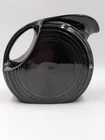 Black Fiesta ware 2 Quart Disk Water Pitcher by Homer Laughlin