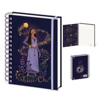 Disney Wish Shine On Notizbuch Spiral Tagebuch A5 Ringbuch Notebook