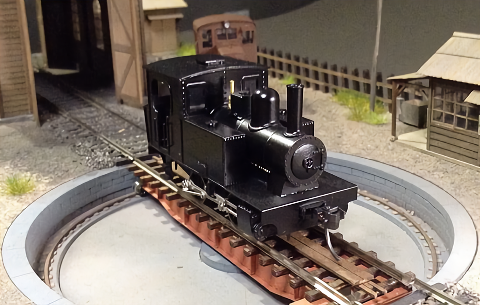 HOn30/HOe Scale M's Electric Turntable Kit Narrow Gauge Locomotive ...