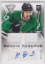 2013 13-14 Titanium Rookie Reserve Memorabilia Autographs Valeri Nichushkin /100