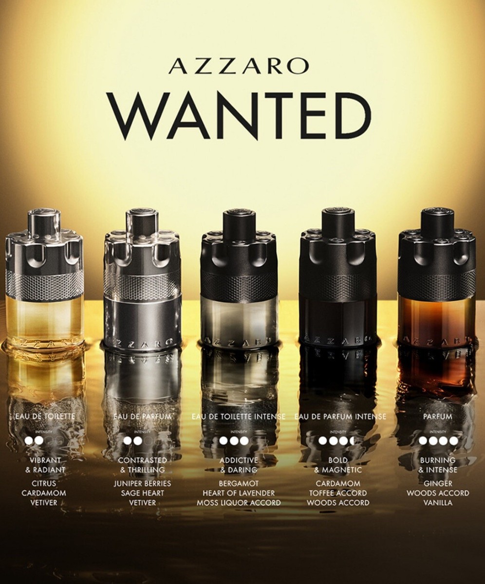 100% Original Azzaro Men's The Most Wanted Parfum Gift Set