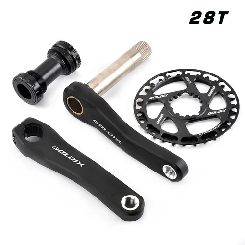 Children Bicycle Crank 110mm-160mm Bike Crankset 7-12Speed Chainwheel 28T-36T BB - Picture 14 of 41
