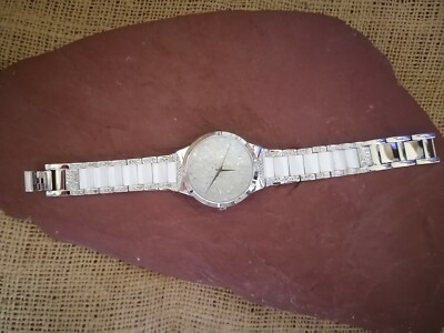 Victoria Wieck Silver Crystal Pavé Watch Women main image 4