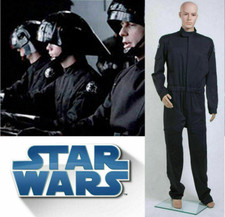 Star Wars Imperial Tie Fighter Pilot Black Flightsuit Uniform Jumpsuit Tailored