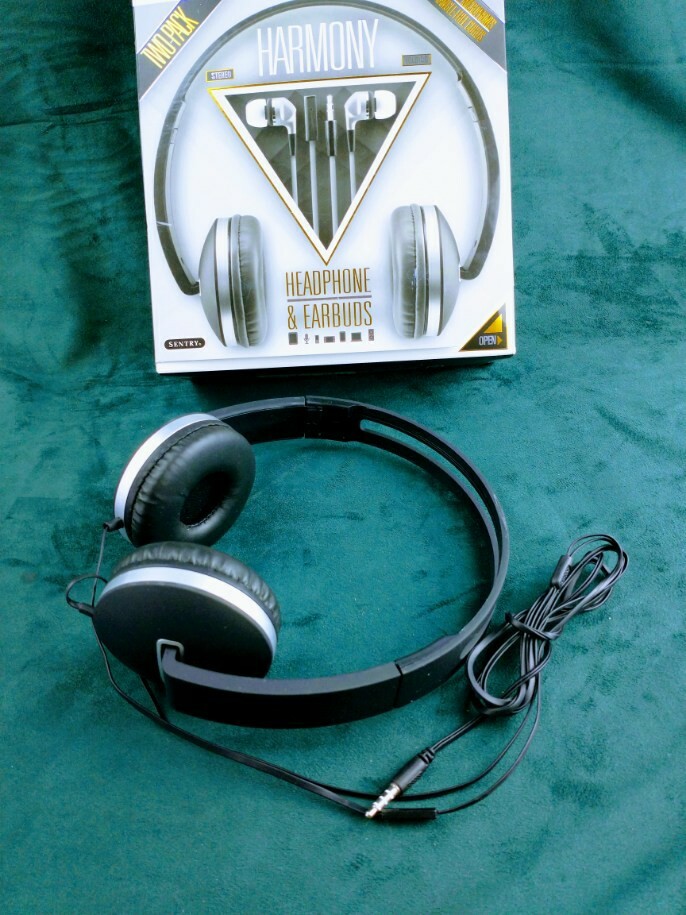 Sentry Harmony Headphone and Earbuds Two Pack InLine Mic 3.5mm Plug 4
