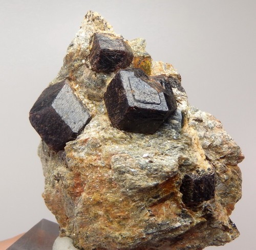 GARNET var. ALAMANDINE big crystals NORWAY Nordland - Buvika - Buviknakken pj765 - Picture 4 of 15