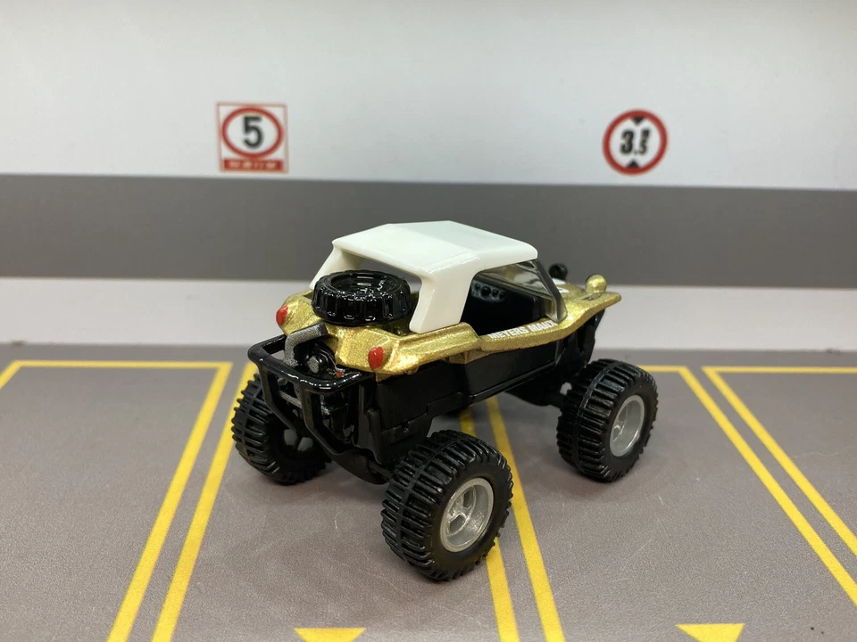 Buggy Meyers Manx elevado 4x4 todo terreno 1/64 diecast personalizado Hot Wheels personalizado Foto 4 de 4