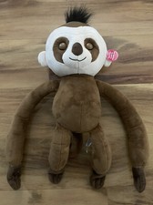 WowWee Fingerlings Hugs Plush Stuffed Animal Brown Monkey Interactive Tested