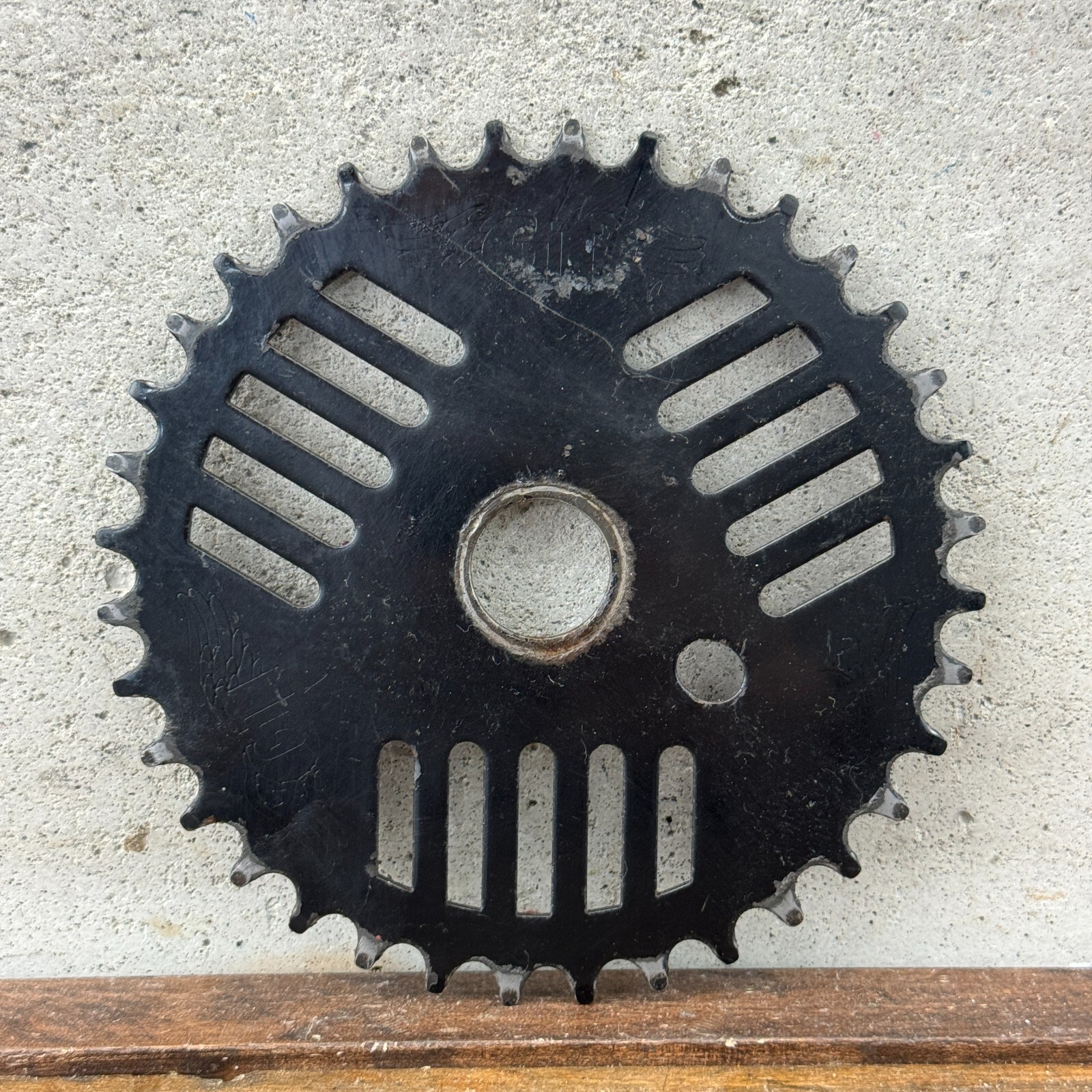 GT Cheese Grater Sprocket Black 36 Tooth Old School BMX Performer