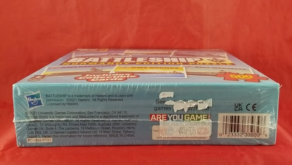 Rompecabezas Collage Mundo Acorazado Normandía Edición 500 Piezas Con Cartas Foto 4 de 4