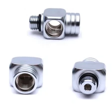 High Pressure 3 Way Splitter Scuba Dive HP Hose, Transmitters Adapter 7/16" T