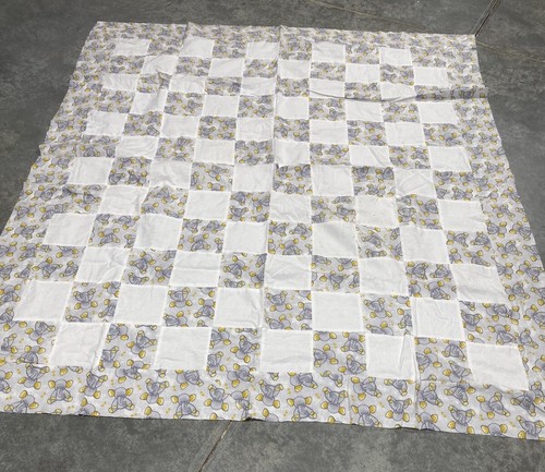 Quilt Topper Elephant Design 70x60 Baby Toddler - Picture 1 of 9
