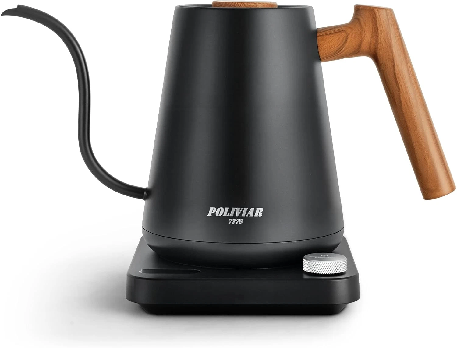 POLIVIAR 1350W Electric Gooseneck Kettle with Temperature Control & Wood Handle
Opens in a new windo
