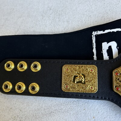 nWo Spray Paint WCW Championship Mini Replica Title Belt With Bag