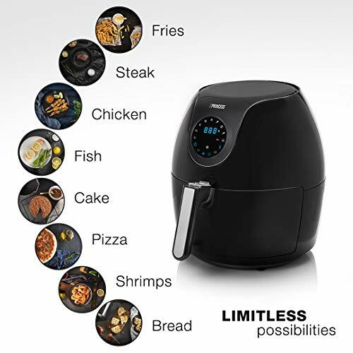 Princess Digital Air Fryer Family, 1700 W, 5.2 Litre, 7 Cooking