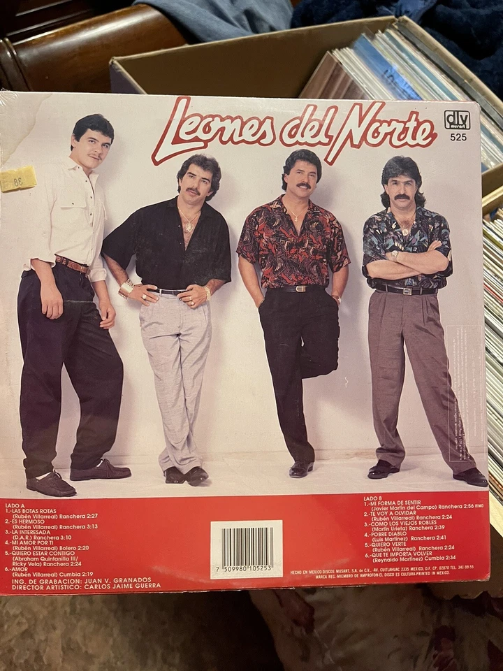 LOS LEONES DEL NORTE - LAS BOTAS ROTAS LP / DLV NUEVO Y SELLADO - Imagem 2 de 4
