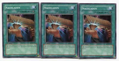 Yu-Gi-Oh! Nachladen Common Playset (3 Stück) Set 179