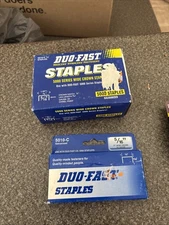 Duo-Fast 5010C - 5/16-Inch x 20 Gauge Chisel Staples Silver- 6000 Staples