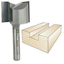 Whiteside Straight Bit, 1/4 in. SH x 1 in. CD x 3/4 in. CL