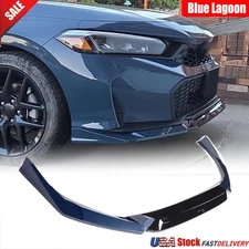 For Honda Civic 2025UP Yofer Blue Lagoon Pearl Front Bumper Lip Splitter Spoiler