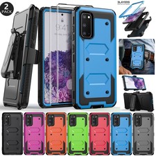 For Samsung Galaxy S20 Phone Case Shockproof Cover Belt Clip / Screen Protector