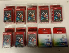 10 x Orig. Canon Multipack BCI-3e BCI3 4480A265 4480A262 Tintenpatrone R. MWST