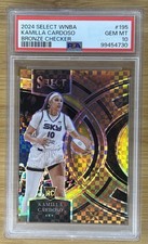 PSA 10 Bronze Checker FOTL #01/49 2024 Panini Select WNBA - Kamilla Cardoso RC