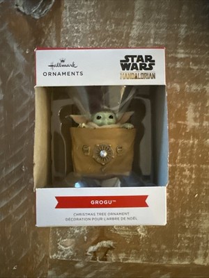 Star Wars Grogu Mandalorian Christmas Tree Hallmark Ornament New In Box 2023