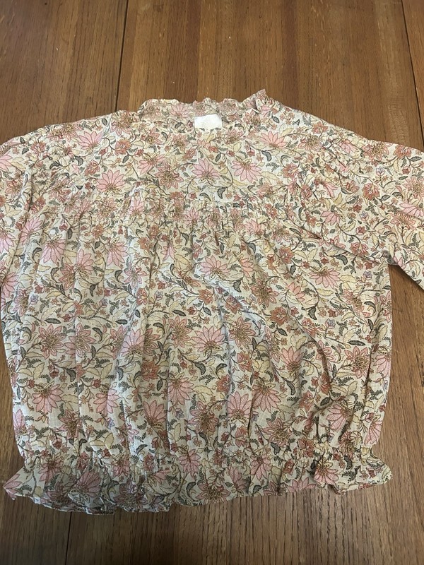 Industry Republic Y2K Floral Hippie Blouse Size Medium