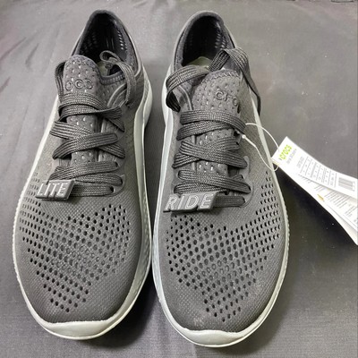 Crocs LiteRide 360 Pacer Women's Sneakers Size 7 Black Gray Athletic Shoes New