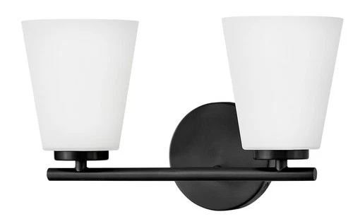 Lark 85422 Bri 2 Light 15"W Vanity Light - Nickel - Picture 10 of 10