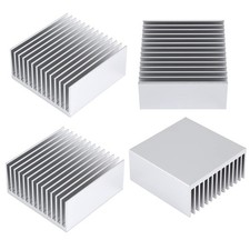 4-Pack 50mm Aluminum Heatsinks, 50x50x20mm Heat Sink Kit for GPU CPU LED Chip...