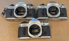 3)CANON AE-1 PROGRAM Film Camera BODY ONLY Untested - Vintage JAPAN - (READ)