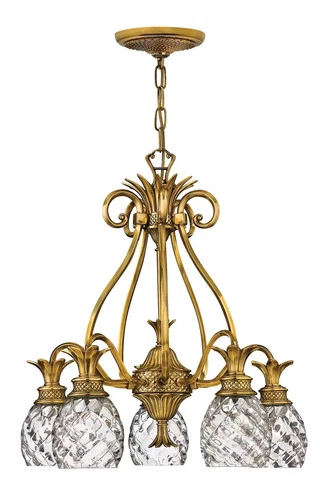 Hinkley 4885BB Plantation 5-Light Chandelier - Picture 1 of 2