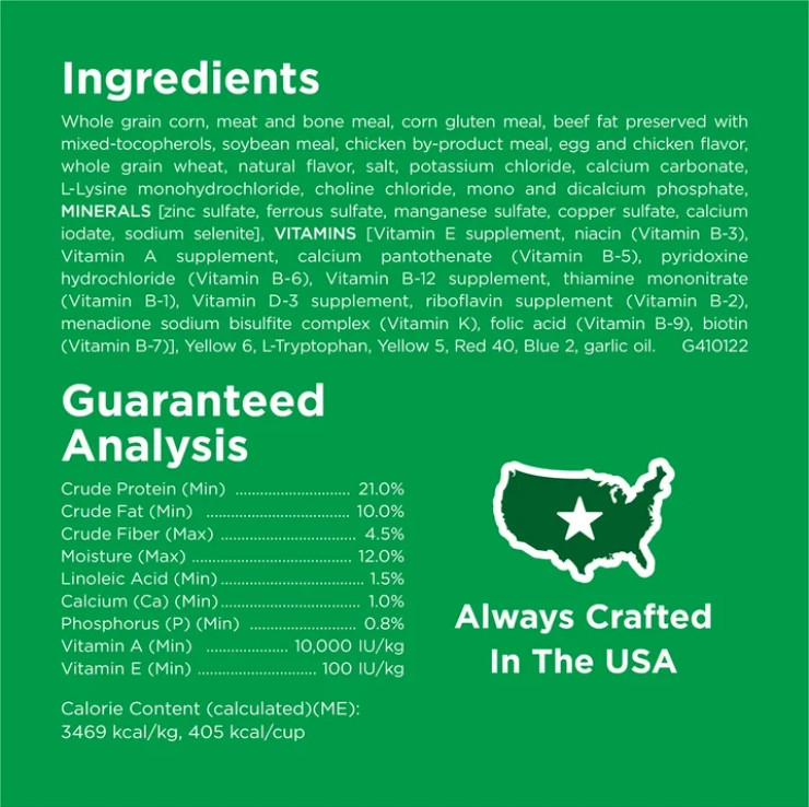 2 Bags Purina Dog Chow Complete, Dry Dog Food for Adult Dogs,Real Chicken, 44lb