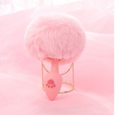 Faux Cat Paw Fox Tail Plug Anal Butt Stopper Silicon Adult Cosplay Funny Toy