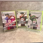 Tiger Woods PGA Tour XBOX 360 Lot, ‘07, ‘08’ & ‘09 All Complete CIB And Tested