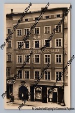 Mozart Birth House RPPC Vintage Salzburg Austria Photo Postcard ~1920s