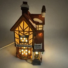 Dept 56 Bumpstead NYE Cloaks & Canes Heritage Dicken's Village #5808-4 Lighted