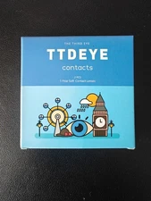 TTDEYE 1 Year Contacts Havana Yellow-Green New In Box Sealed Expires June 2029