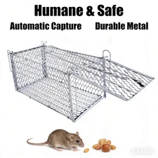 Cage Trap Live Humane for Squirrel Chipmunk Rat Mice Rodent Animal Catcher