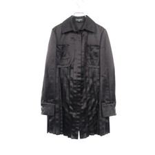 【Dresses】CHANEL Silk Black Pleated Shirt Dress From Japan USED Good Good product