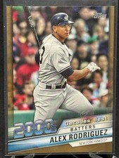 2020 Topps Update - Alex Rodriguez - Decades' Best 2000s - Gold /50 - Yankees