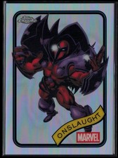 2025 Topps Chrome Marvel #68 Onslaught Refractor